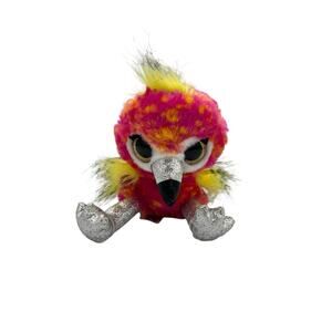 Coco Cones Coco Neon Collection Fliss the Flamingo Glittery Plush Stuffed Animal